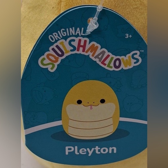 NWT 5” Pleyton the Yellow Python Snake Squishmallow - Picture 3 of 4
